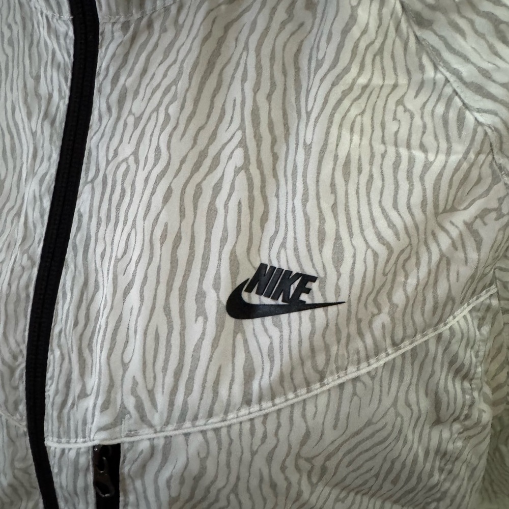 Nike Windrunner Flash Printed Zip-Up Windbreaker, referred to as “Zebra Print" - Picture 2 of 8